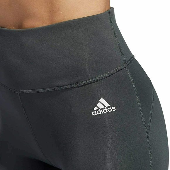 Adidas Ladies' High Waist 7/8 3-Stripe Active Tigh - Picture 3 of 6